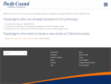 Tablet Screenshot of flyorcaair.com